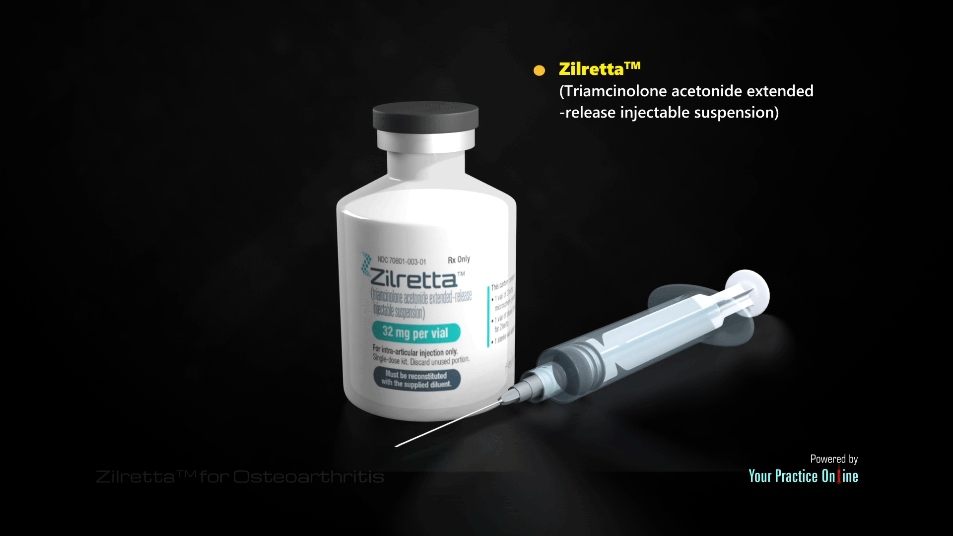 Zilretta TM for Osteoarthritis Video Medical Video Library